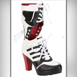 Harlequin High Heel Boots for Women